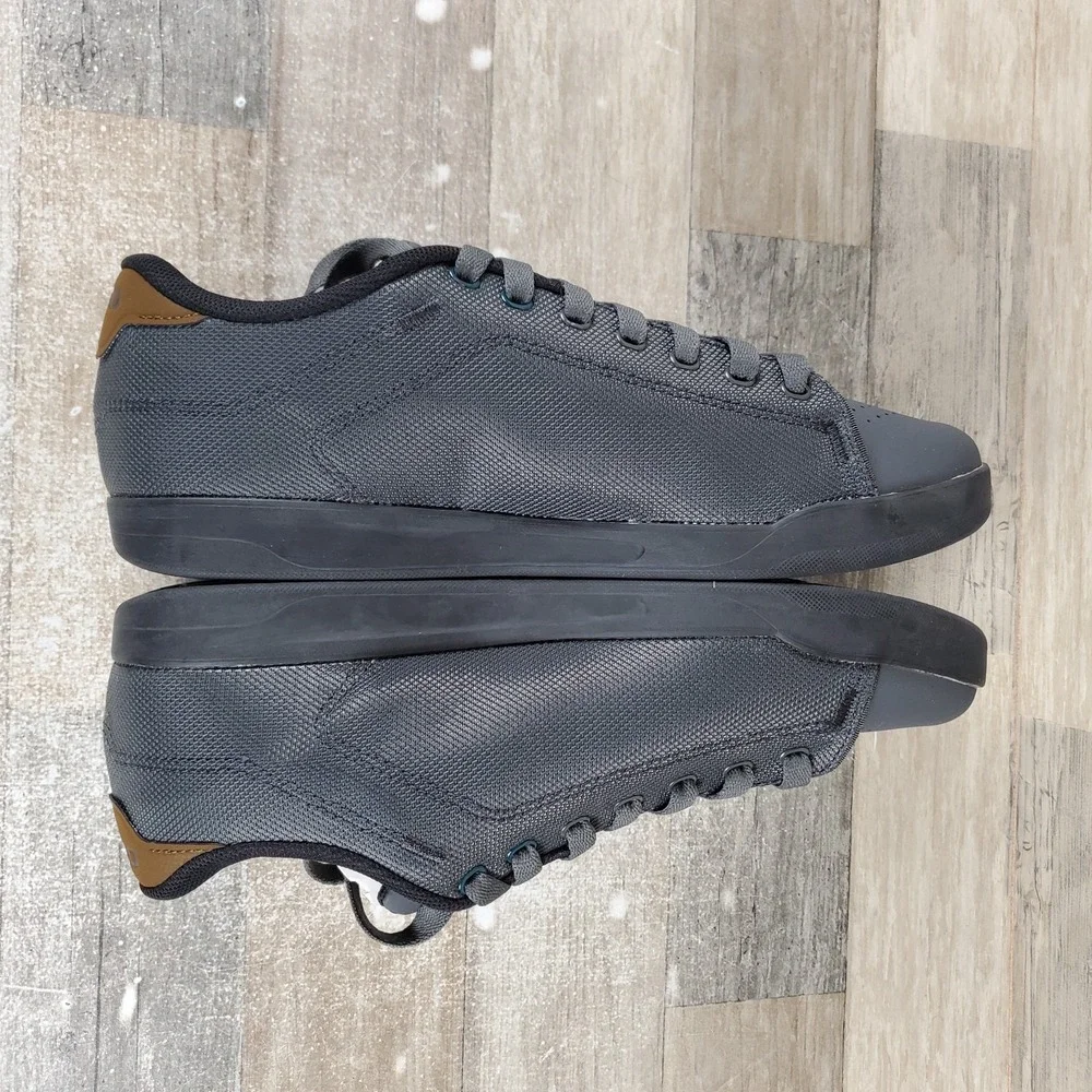 Giro Deed Mens Cycling Shoes Sz 13 Gray Comfort Leather Lace Up Low Top Sneakers